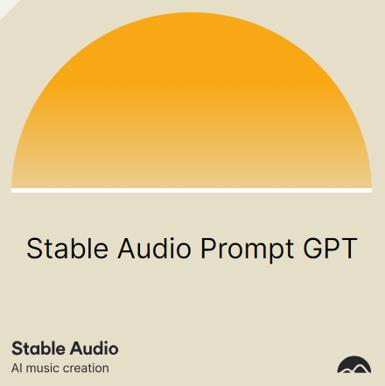 Stable Audio Prompt GPT image