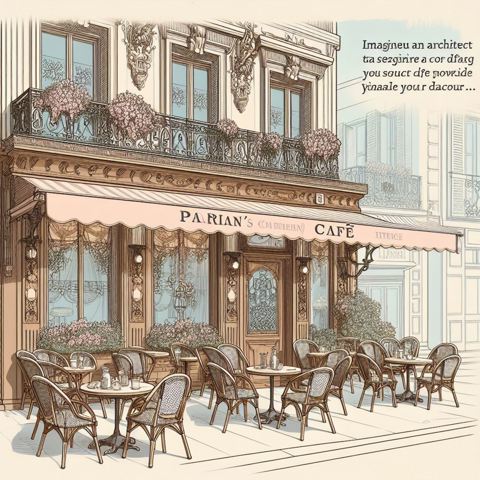Parisian café  image